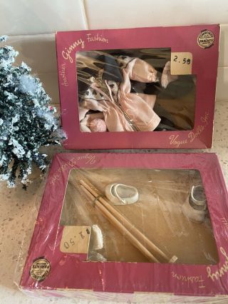 Vintage Vogue Ginny Doll Outfits Box Ski Outfit Skis