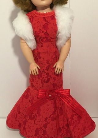 Vintage Madame Alexander Cissy Doll Size - Day & Night Red Gowns for Christmas 2