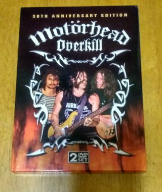 30th Anniversary Edition Motorhead " Overkill " 2 Dvd Set " Lemmy " Kilmister