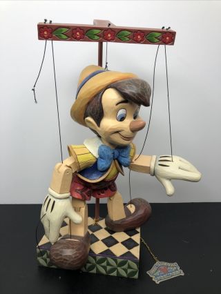13” Enesco Disney Traditions Pinocchio Marionette Resin Figure By Jim Shore O