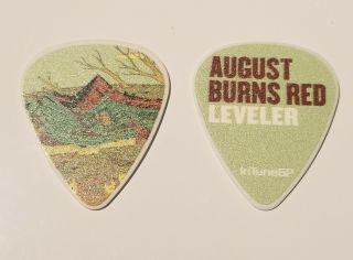 August Burns Red Green Guitar Pick From Leveler Album