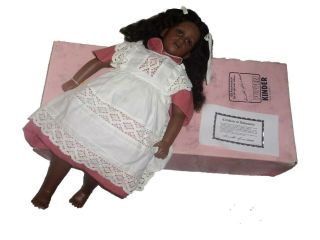 Barefoot Children Series 3809 Fatou Doll By Annette Himstedt 26 " W/ &