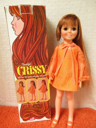 Vintage 1970s Ideal Growing Hair Crissy Doll