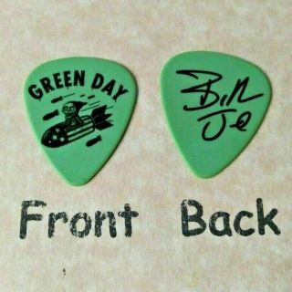 Green Day Billy Joe Signature Guitar Pick Novelty (q - 2321)