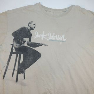 Jack Johnson Sleep Through The Static Concert Tour T Shirt Sz Xl Hawaiian Hawaii