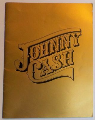Johnny Cash Promotional / Tour Type Book / Booklet 1975 (box 1)