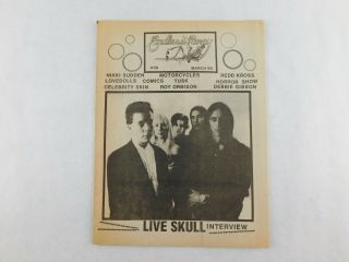 Vtg 1989 Endless Party 35 Fanzine / Newsletter Punk Rock Live Skull Interview