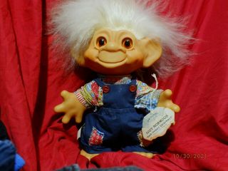 Vintage 1964 Troll Doll Dam Things Iggy Normous Large 11 " Mohair Outfit