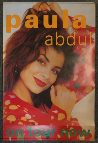 Paula Abdul On Tour 1991 Promo Poster