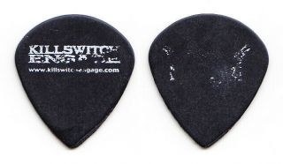 Killswitch Engage Joel Stroetzel Concert - Black Guitar Pick - 2007 Tour