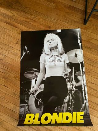 Blondie Debbie Harry Poster Cbgb Puck Rock Music Vintage Andy Warhol