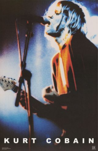 Poster :music: Kurt Cobain In Concert - Nirvana 6511 Rw18 E