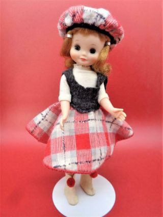 1958 American Character Betsy Mccall 8 " Doll In On The Ice Outfit