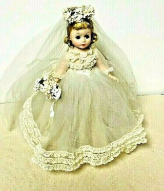 Vintage Madame Alexander 9 " Cissette Bride Doll