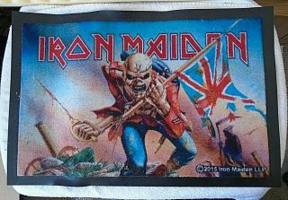 Iron Maiden The Trooper 60cm X 40cm Bar Mat / Door Mat