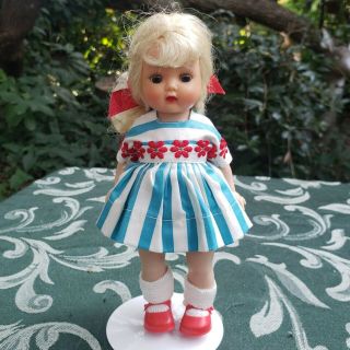 Vintage 1950 ' s SL Walker Nancy Ann Storybook Doll Muffie HP in 507 Dress 2
