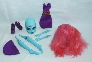 Monster High Create A Monster Cam Add On Pack 3 Eyed Ghoul (not Complete Doll)