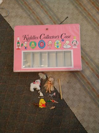 Vintage Liddle Kiddles Collectors Case,  Dolls And Some Accesories