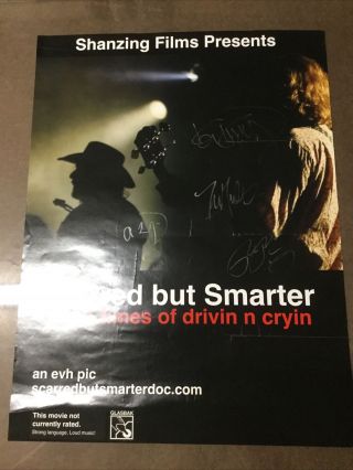 Scarred But Smarter Life N Times Of Drivin N Cryin Poster 24” X 18”