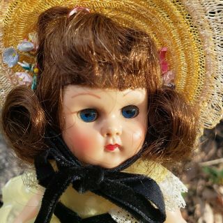 Vintage 1950 ' s Vogue Ginny Doll Molded Lash SLW in Bon Bons 83 1955 2