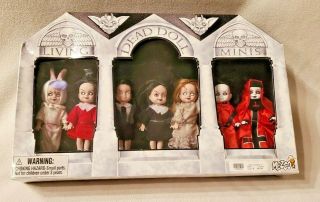 Mezco Living Dead Dolls Mini Mausoleum Series 1 Spencers Exclusive Ldd Set