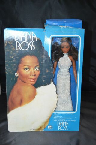 Vintage 1977 Diana Ross Doll Motown Singer Mego 12 1/4 "