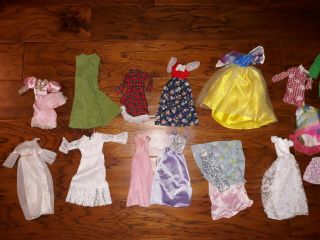 Vintage Barbie Doll Clothing Dresses Sweaters Skirts Over 40 Items