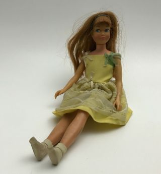 Vintage 1963 Barbie Blonde Skipper Straight Leg Doll