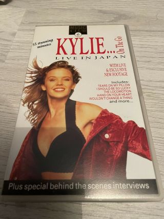 Kylie Minogue Vhs Video On The Go