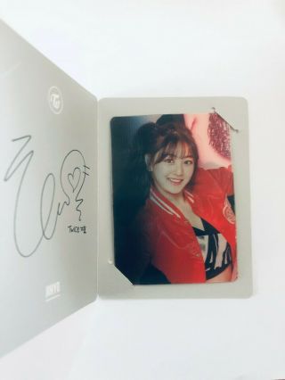 K - Pop Twice Mini Album " Page Two " Official Jihyo Lentilcular Photocard