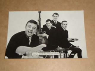Gerry & Pacemakers 1963 5 X 3 Star Photocard (sp 530)