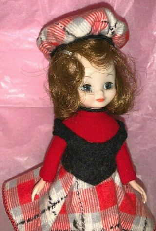 1950 ' s American Chartacter Betsy McCall doll wearing On the Ice Outfit and Shoes 3