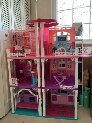 Mattel Barbie Dream House 3 - Story,  Elevators,  Sounds & Music,  And Accessories