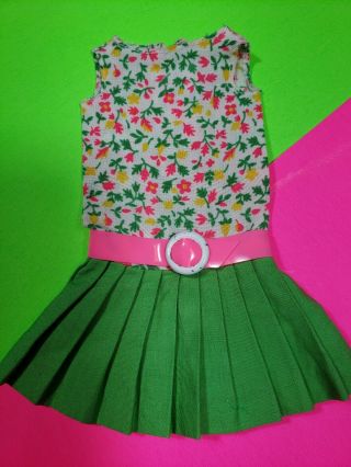 Vintage Francie Slightly Summery Pak Dress Htf Variation