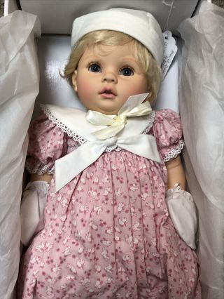20” Limited Vinyl Dolls By Pauline “kareena” Blonde Little Baby Girl Doll Nrfb