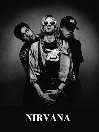 Nirvana Concert Poster Kurt Cobain Picture 8 X 10 Rock Band Music Photo