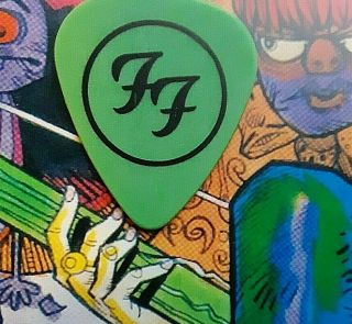 Foo Fighters Large Logo 2004 One By One Tour Saul Goode Guitar Pick