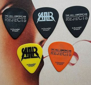 All - American Rejects 5 - Guitar Pick Trio - Price Drop