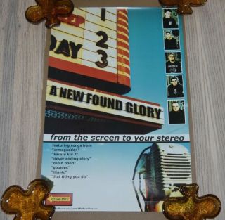 A Found Glory From The Screen To Your Stereo Poster Promo 11 X 17 Drive Thru