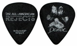 All American Rejects Guitar Pick : 2012 Tour Nick Wheeler Dexter Paw Print