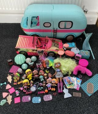 Lol Dolls Bundle Joblot Glamper Van Car