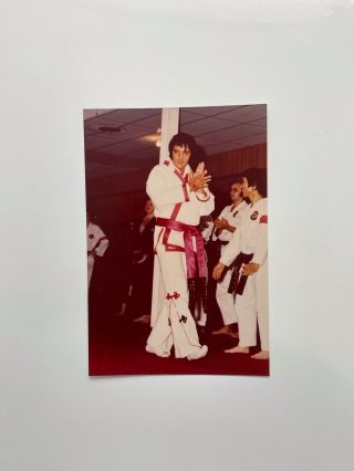 Elvis Presley Vintage Kodak Photograph Karate Practice Bruised Hand