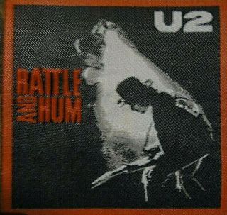 U2 " Rattle And Hum " Photo Embroidered Patch -