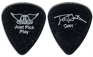 Aerosmith 2001 Just Push Play Concert Tour Tom Hamilton Signature Guitar Pick
