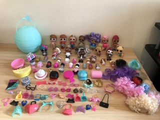 Large Lol Doll Bundle Including Pets And Loads Of Accessories And Furniture Rare
