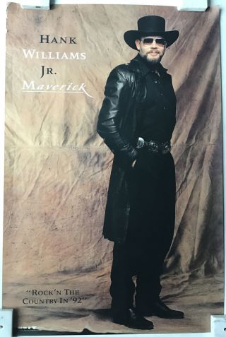 Hank Williams Jr.  Maverick Promo Poster