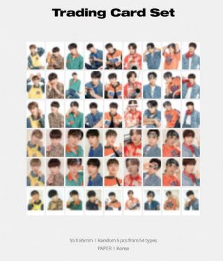2021 SF9 ONLINE FAN MEETING Reply FANTASY GOODS PHOTOCARD TRADING CARD SET 2