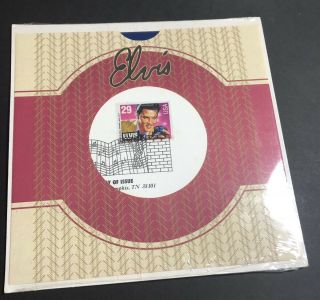 Odz & Endz Elvis Presley Scott : 2731 Stamp 45 Rpm Record Fdc Usps 9917 1256