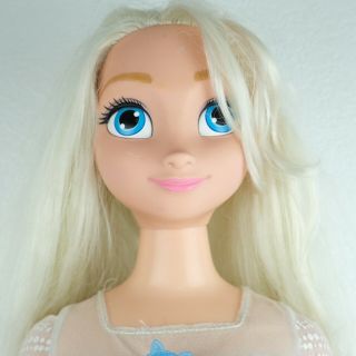 2014 Huge 3’ Disney Frozen Elsa Life Size Doll 38” My Size Jakks Pacific No Shoe 2
