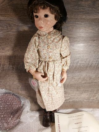 Vintage 1994 Julie Good Kruger 21 " Doll Rebecca Complete & Box